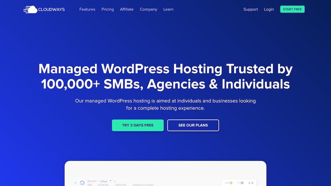 Cloudways Managed WordPress Hosting