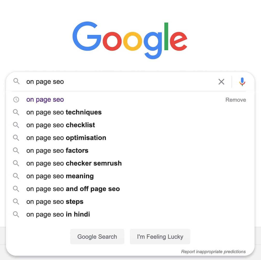 Keyword Research On Google