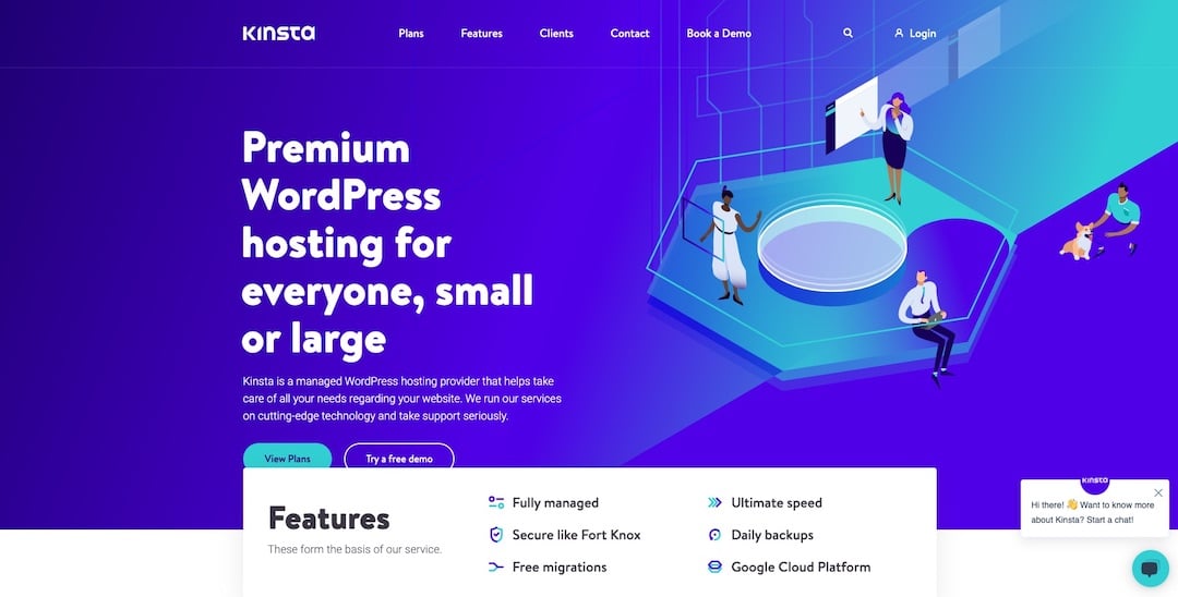 Fully Managed WordPress Hosting - Kinsta