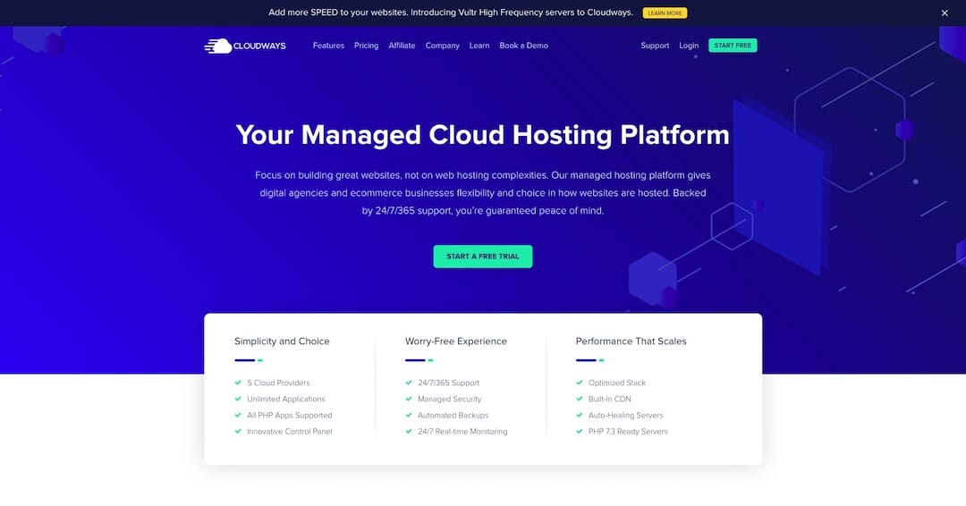 Managed WordPress Hosting - Cloudways
